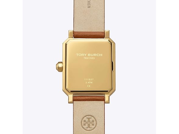 Tory Burch Women's Robinson Gold Tan Brown Watch