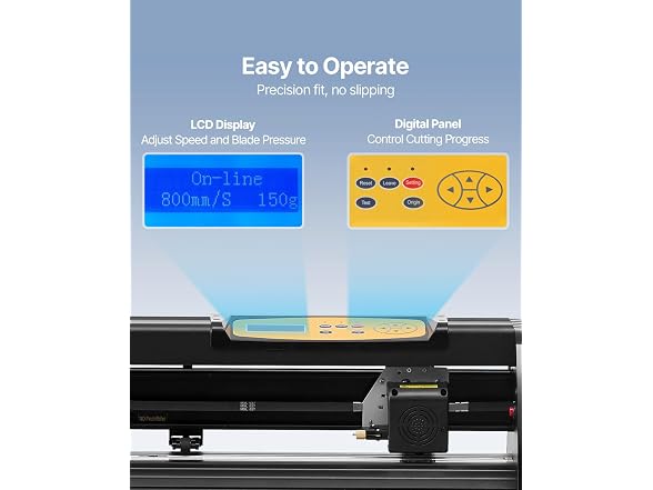 Vinyl Cutter Machine, 28inch Vinyl Plotter, LCD