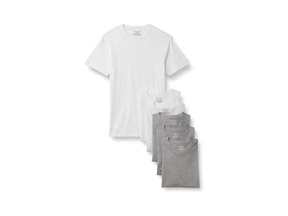 Medium Grey Heather/White Short Sleeve