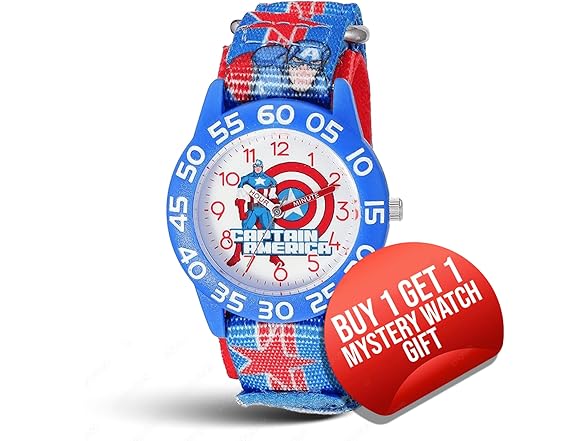 Marvel Captain America Watch Boys