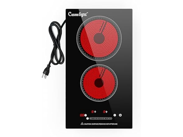 2 burner Electric Cooktop (Touch control)