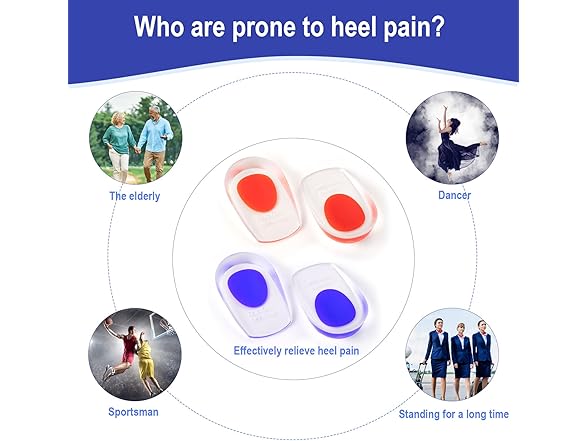 Fallmist Gel Heel Cup for Plantar