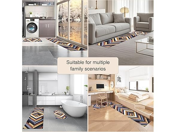 Varolifan Cushioned Kitchen Rugs