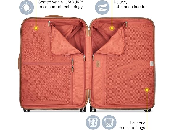 DELSEY PARIS Chatelet Air 2.0, 26 Inch Checked-Trunk Luggage, Angora