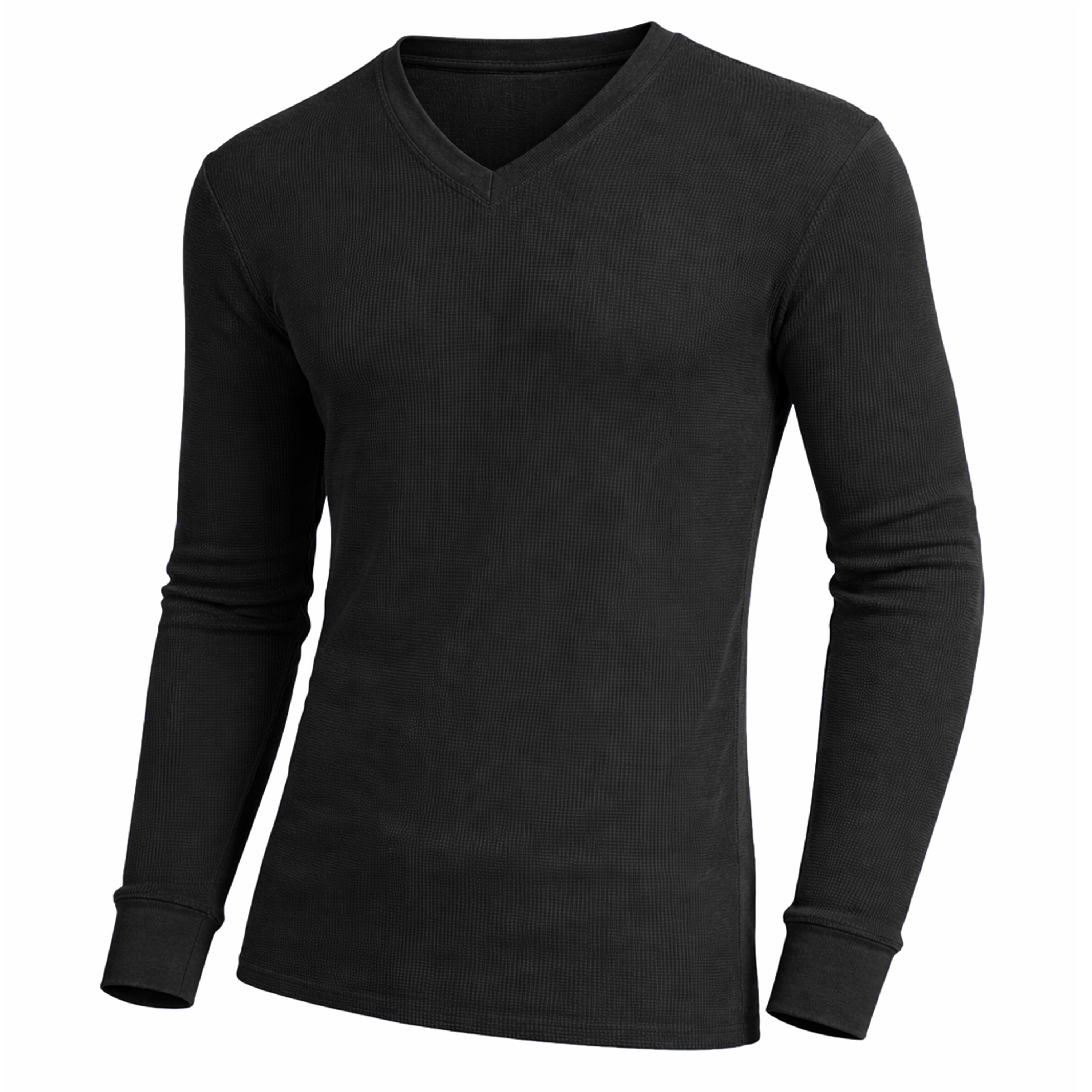 3Pk Mens L/S Thermal V-Neck Shirt - Gallery 13