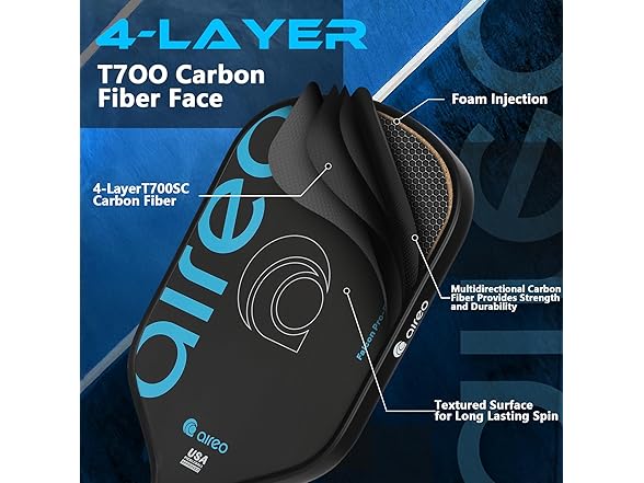 AIREO Falcon Pro O16 Pickleball Paddle