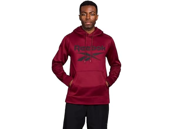 Reebok Hooded Fleece Sweatshirt - Gallery 7