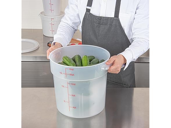 Restaurantware-Met Lux 18 Quart Food Storage Containers