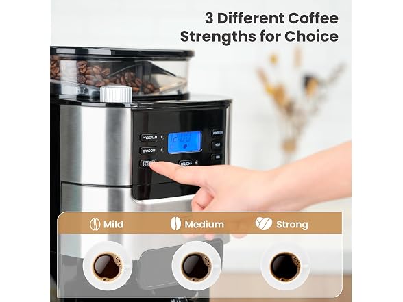 Gevi 10-Cup Coffee Maker + Grinder
