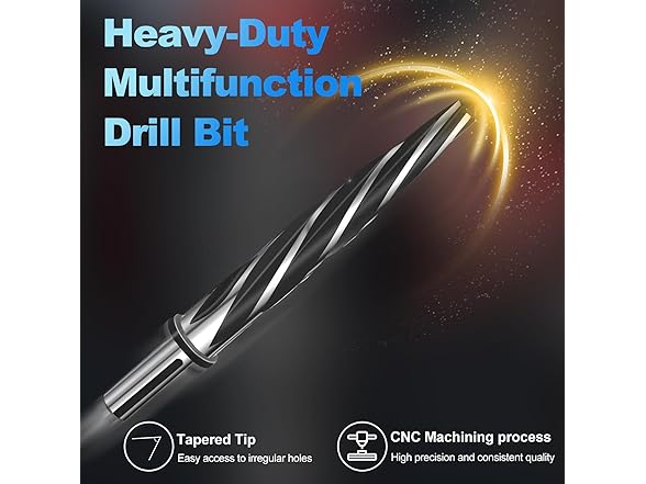 3/8" Tapered Reamer Drill Bit M2 HSS