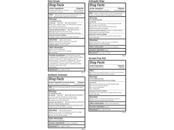 Be Smart Get Prepared OSHA ANSI First Aid Kit 10