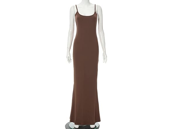 Woxlica Women (L) Casual Lounge Slip Long Dress