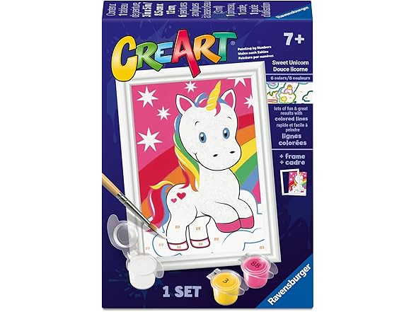 Ravensburger Creart Sweet Unicorn Paint by Numbers