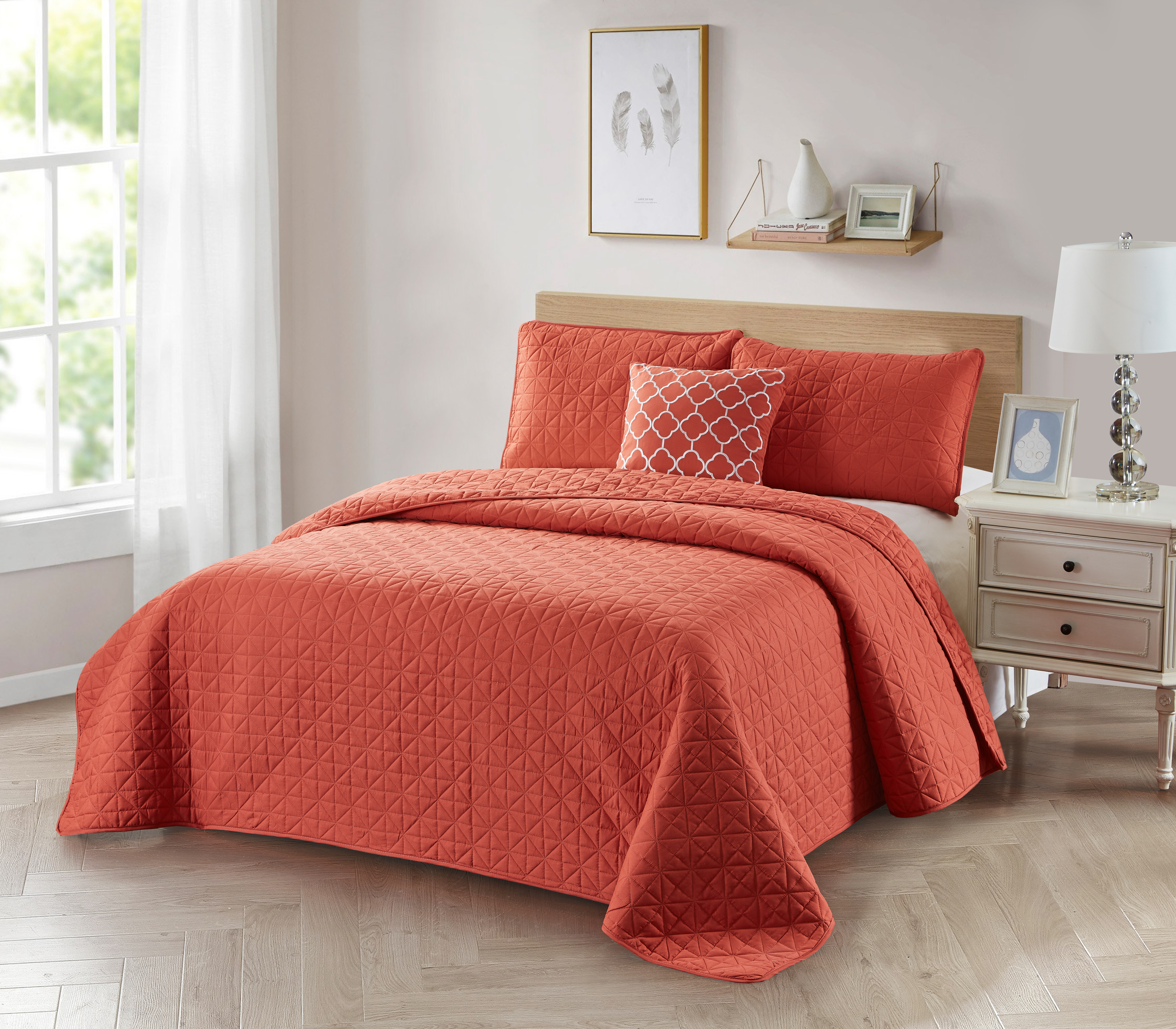 Bibb Home Solid Reversible Quilt Sets - Gallery 9