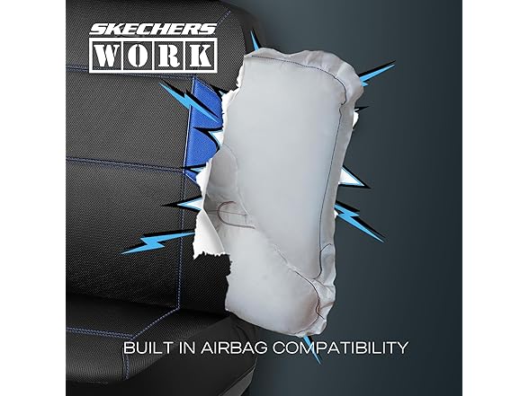 Skechers Work Car Seat Covers, Leather