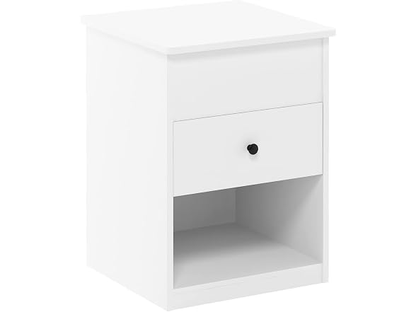 Furinno Jensen Night Stand, Lift-Top Nightstand with Drawer