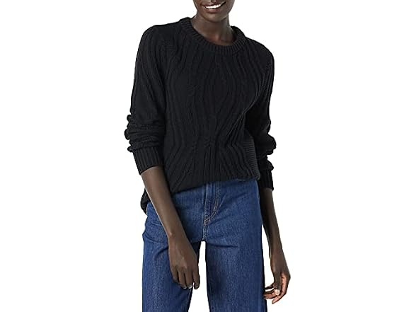 Amazon Essentials Women 100% Cotton Crew Sweater
