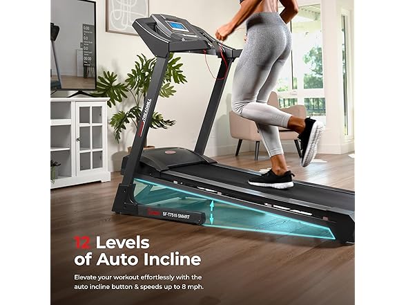 Sunny Health & Fitness Smart Treadmill