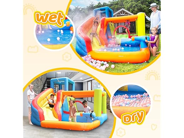 Combo Bounce House Water Slide