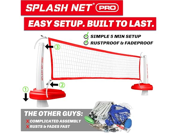 GoSports Splash Net PRO Pool Volleyball Net
