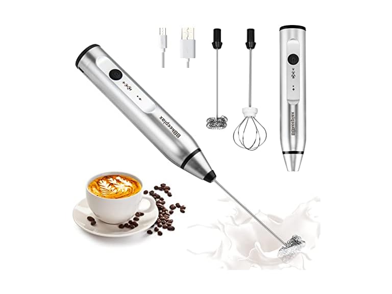 USB-Rechargeable Handheld Milk Frother