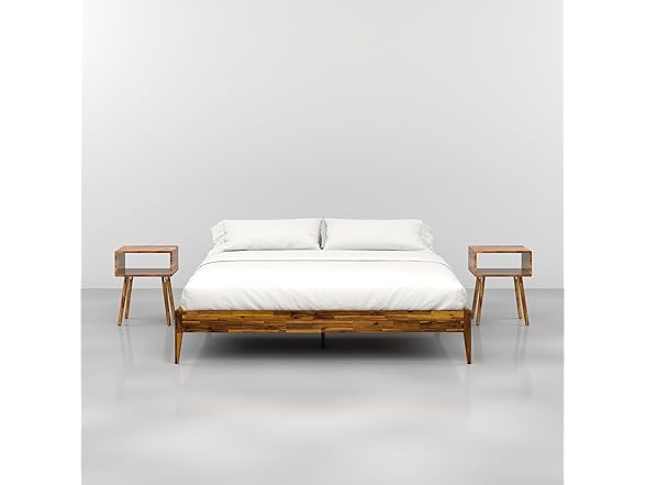 Bme Dinkee King Bed Frame Wood 15 Inch