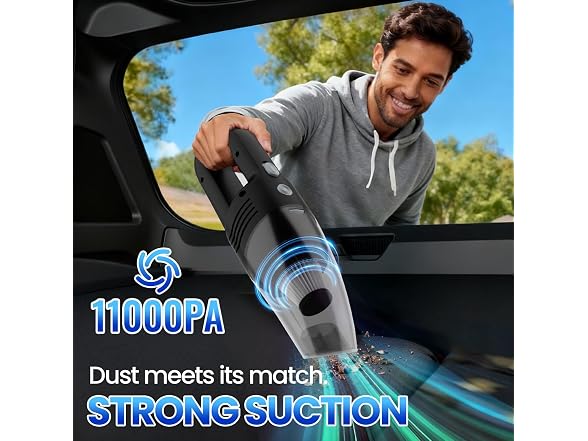 Loeeosu 11000Pa Handheld Car Vacuum