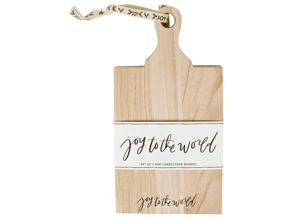 Santa Barbara Design Studio Paulownia Wood Charcuterie Set of 2