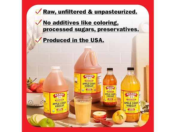 Bragg Organic Apple Cider Vinegar with the Mother