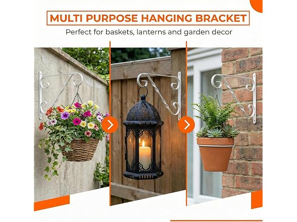 Gardenised Classic Scroll-Design, Set of 2