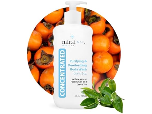 Mirai Clinical Body Wash for Strong Body Odor