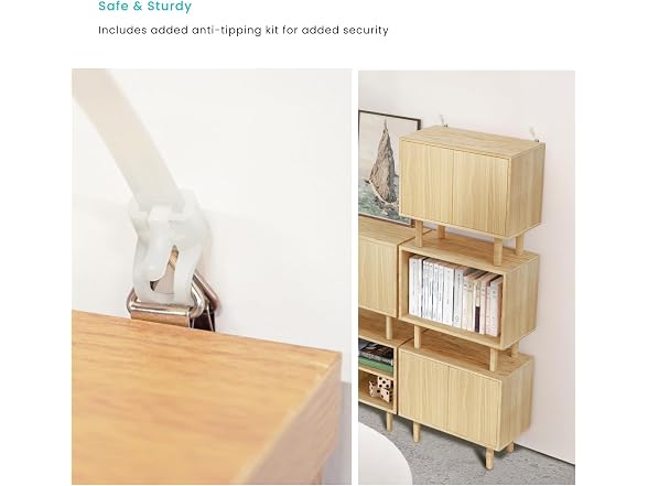 Home Zone Living Stackable Storage Cube End Table