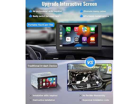Spedal Portable Car 7" Touchscreen