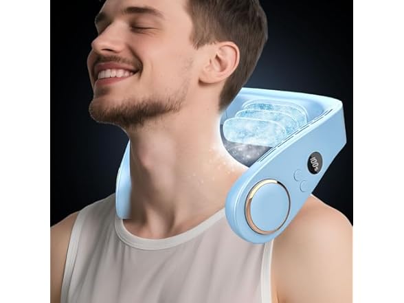 FWV Face Fan Neck Cooler Around the Neck