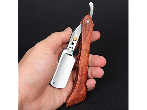 manual razors redwood handle shaver