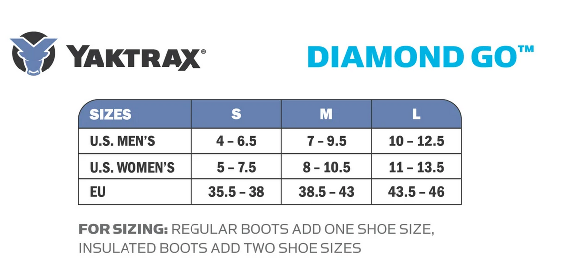 Yaktrax Diamond Go All Surface Traction Ice Snow - Gallery 16
