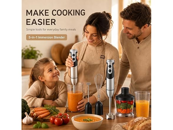 MegaWise 5-in-1 Hand Blender
