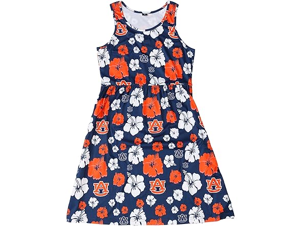 FOCO AUBURN TIGERS Womens Fan Favorite Floral Sundress