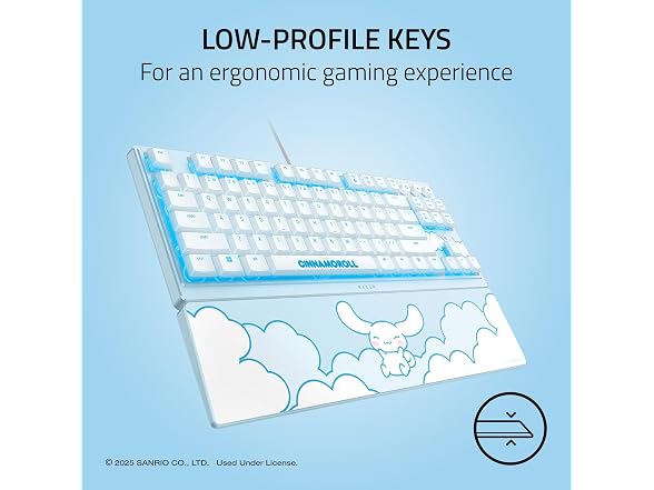Razer Ornata V3 TKL Gaming Keyboard Cinnamoroll Edition