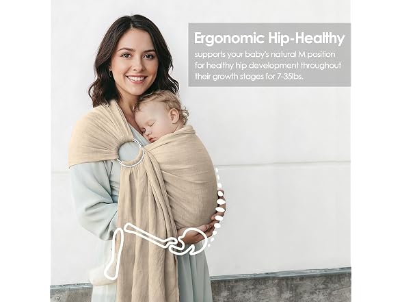 MISSWISDOM Baby Wrap Ring Sling