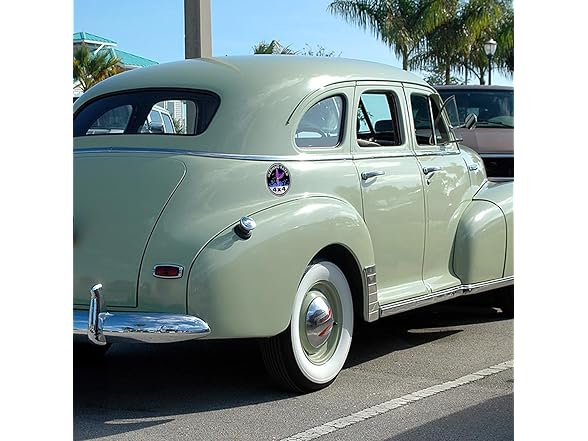 Mermaid Badge Car Emblem 4x4 Metal 2Pc