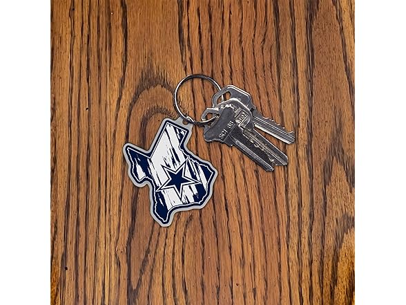 Philadelphia Eagles State Shape Keychain