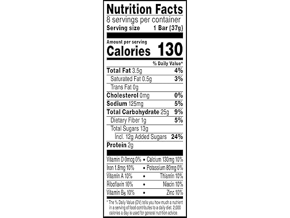 6PK Kellogg's Nutri-Grain Cereal Bars (Blueberry)