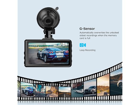SPADE Dash Cam Front and Rear