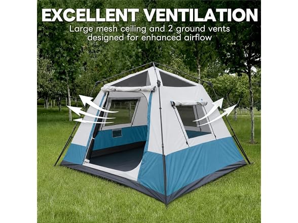 Hewolf Instant Tent 4-6 Person Camping