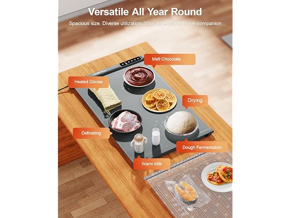 Food Warming Mat – Extendable Roll-Up