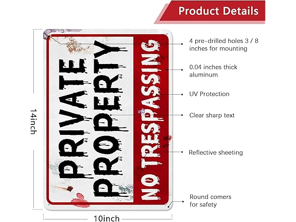 Halloween Decorations Signs Retro-03