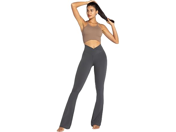 Sunzel Flare Leggings 30in S Dark Grey