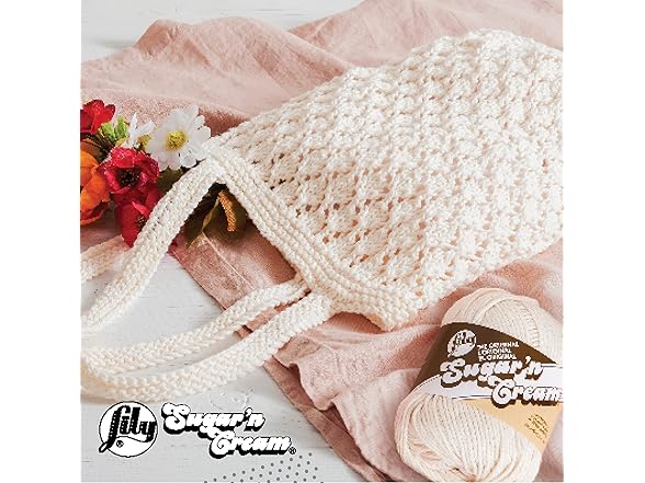Lily Sugar'N Cream Hot Green Yarn - 6 Pack