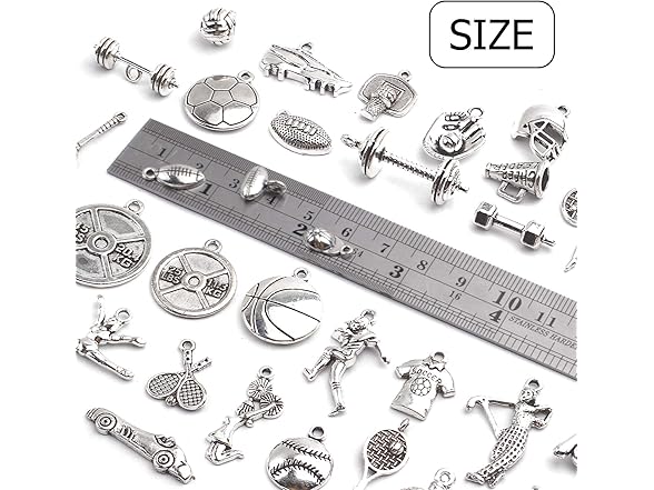 Hendevl Ball Sports Theme Charms